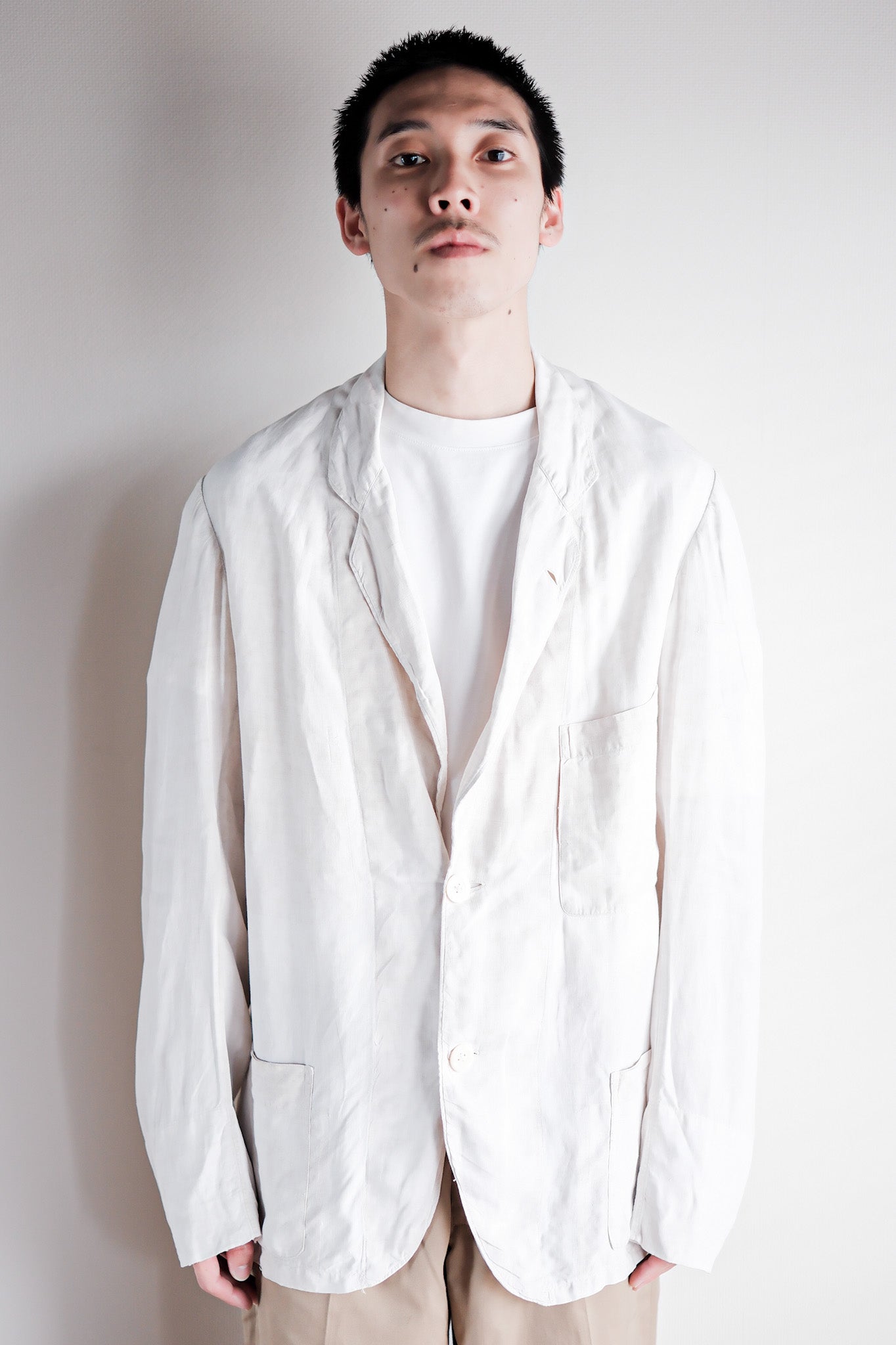 【~30's】French Vintage Linen Jacket