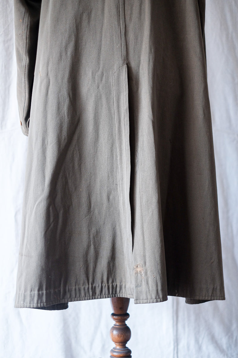 [~ 10's] เสื้อคลุมล่าสัตว์ผ้าขนสัตว์โบราณของฝรั่งเศส