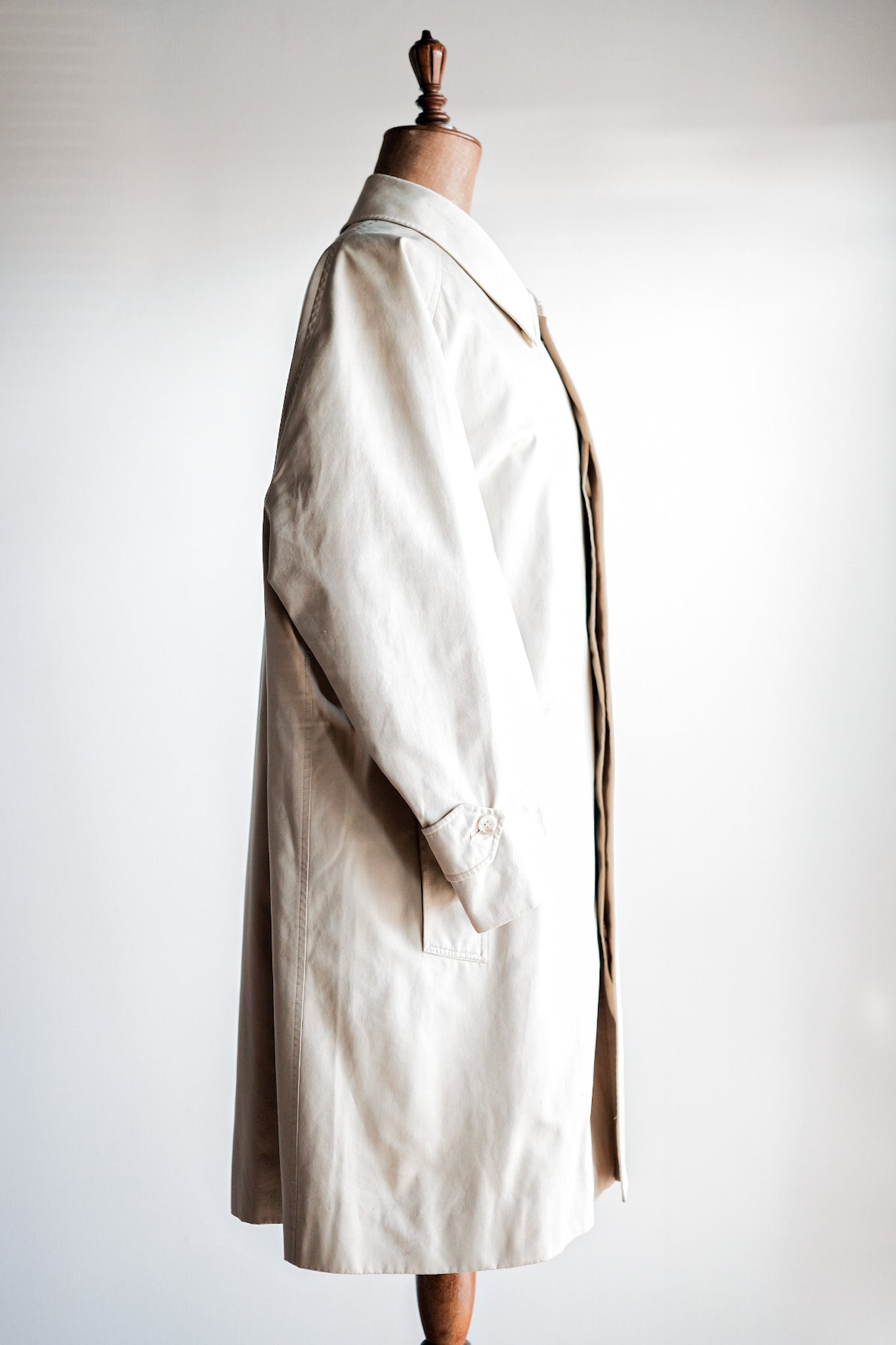 ［~70's］Vintage Burberry's Single Raglan Balmacaan Coat C100 Size.52REG