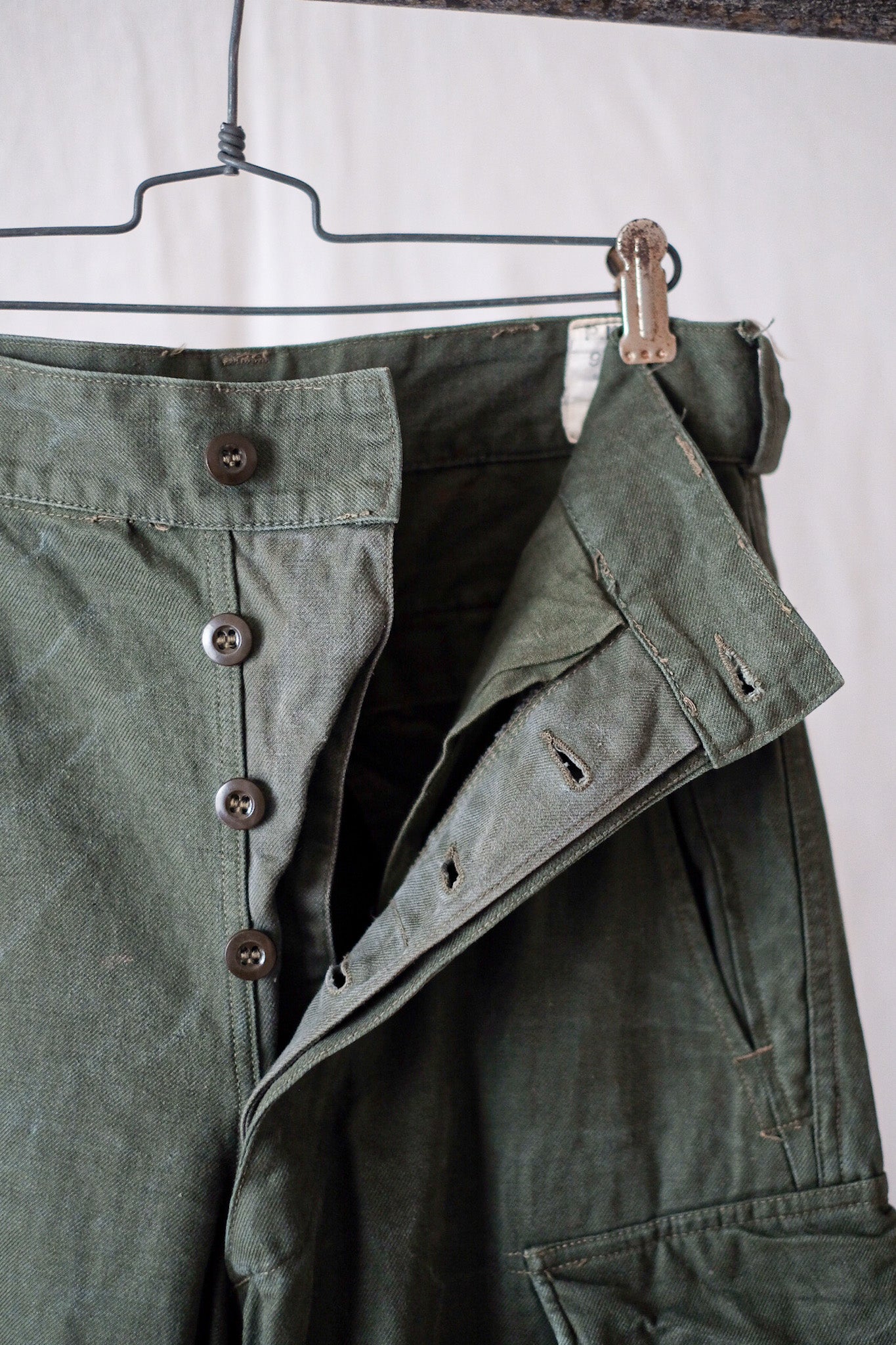 [~ 60's] French Air Force M47 Field Trousers Size.76c