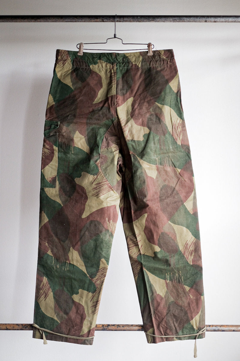 【~50's】Belgian Army Brushstroke Camo Airborne Pant Size.3
