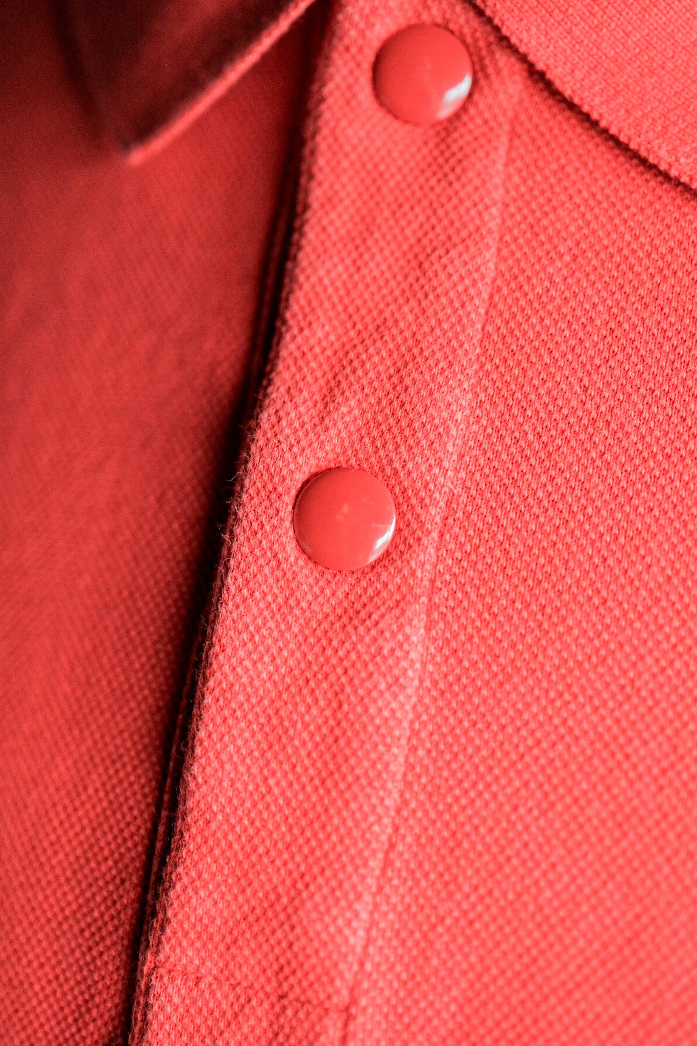 ［~70's］CHEMISE LACOSTE L/S Polo Sweatshirt Size.4 "Orange"