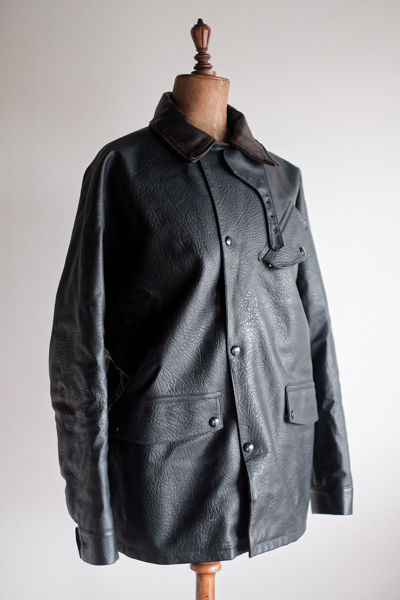 ［~50's］Vintage Belstaff P.V.C Suit "BLACK PANTHER"