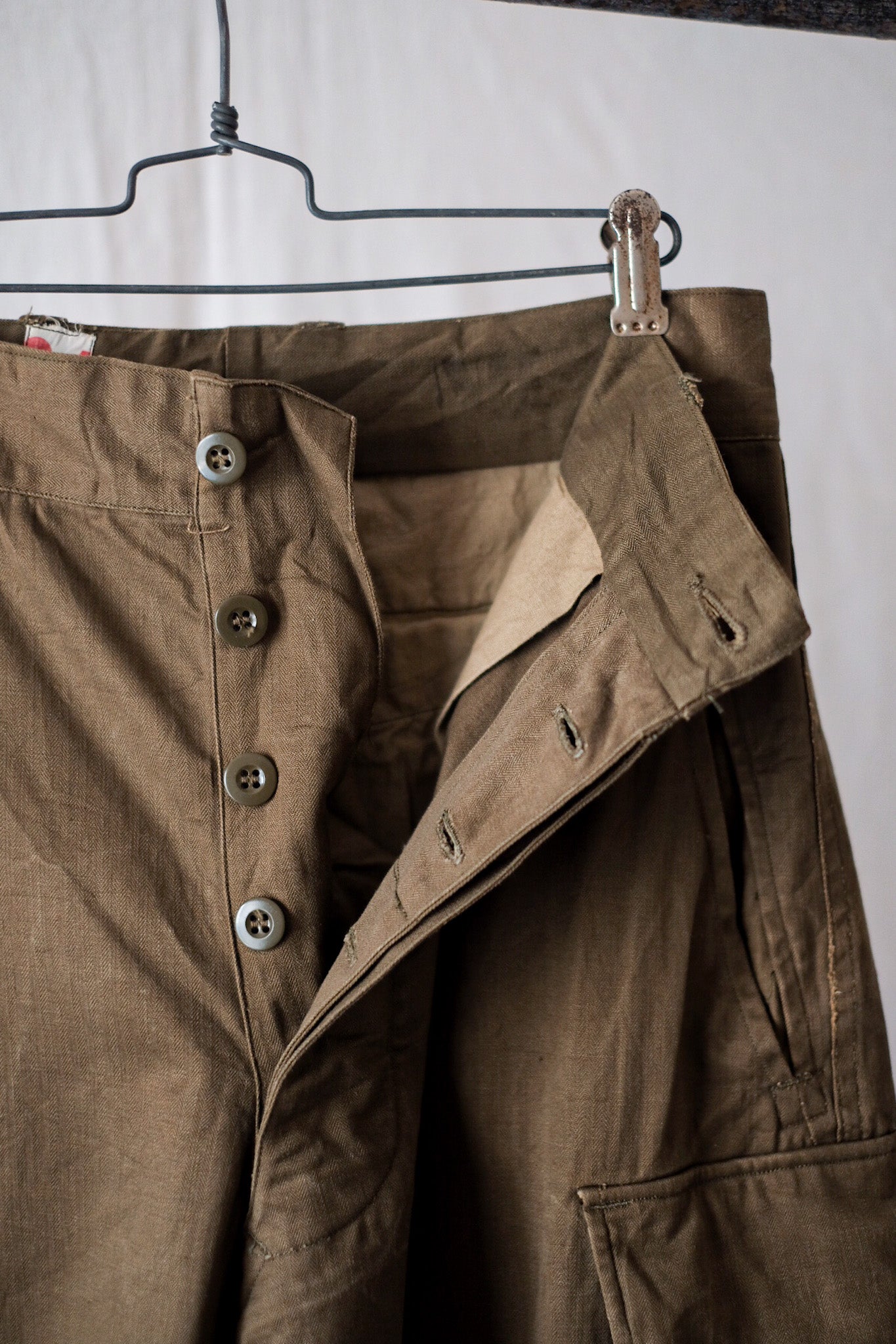 [~ 60's] French Army M47 Field Trousers Size.21 "Dead Stock"