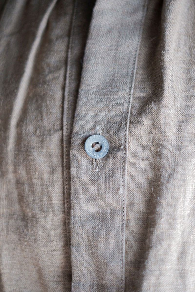 [~ 50's] กองทัพฝรั่งเศส Bourgeron โรงพยาบาล Smock Smock Military "Dead Stock"