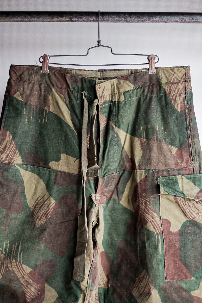 【~50's】Belgian Army Brushstroke Camo Airborne Pant Size.3