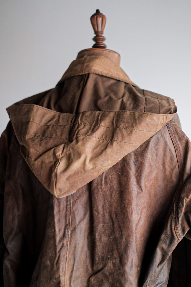 [~ 40's] Vintage Barbour "Solway Zipper" สีขาว