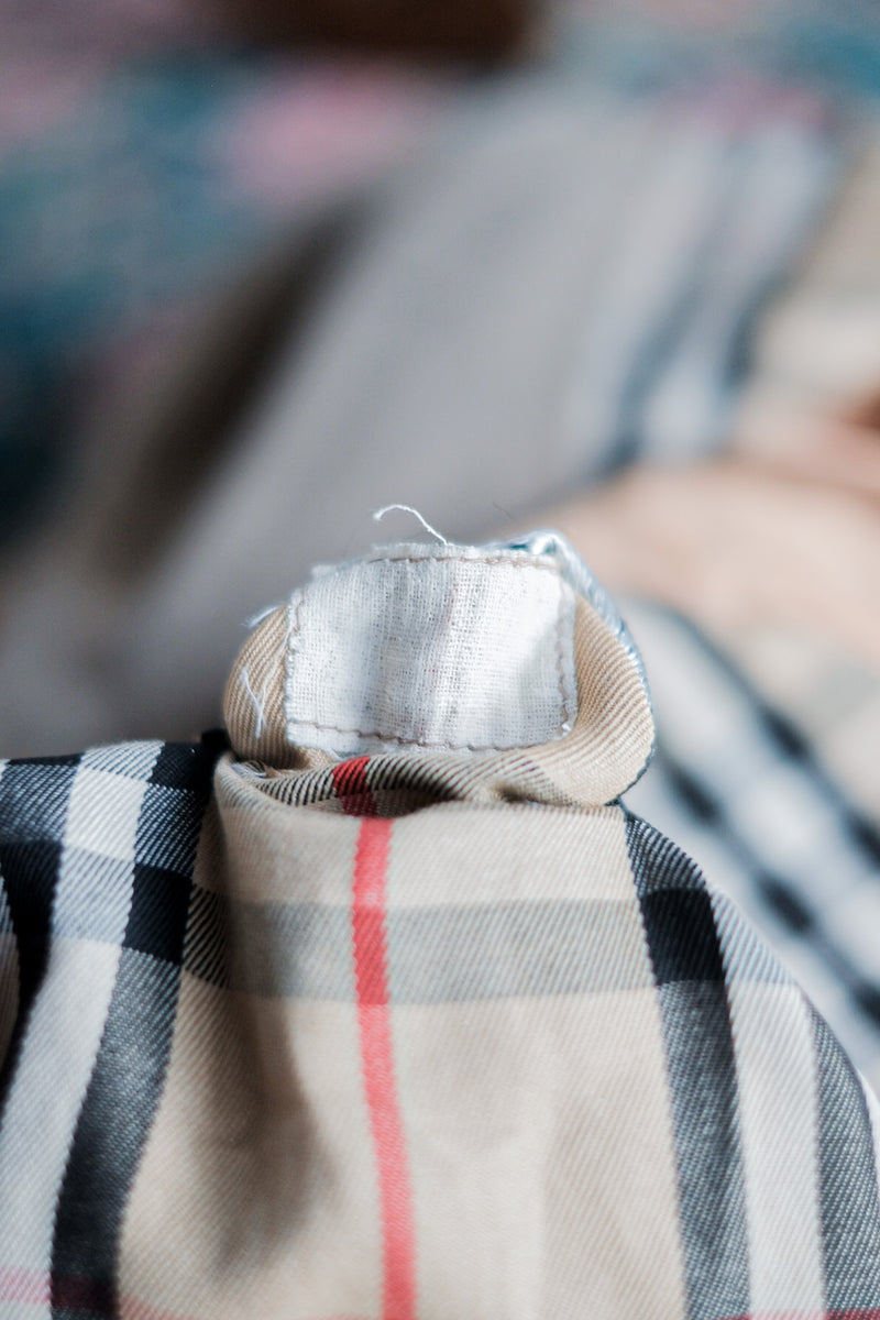 60's] Vintage Burberry's Single Raglan Trench Coat 