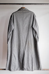 [~ 40's] เสื้อโค้ท French Vintage Black Chambray Atelier