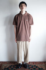 【~80's】CHEMISE LACOSTE S/S Polo Shirt Size.6 "Brown"