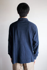[~ 80's] Chemise Lacoste L/S Polo Size.5 "Navy"