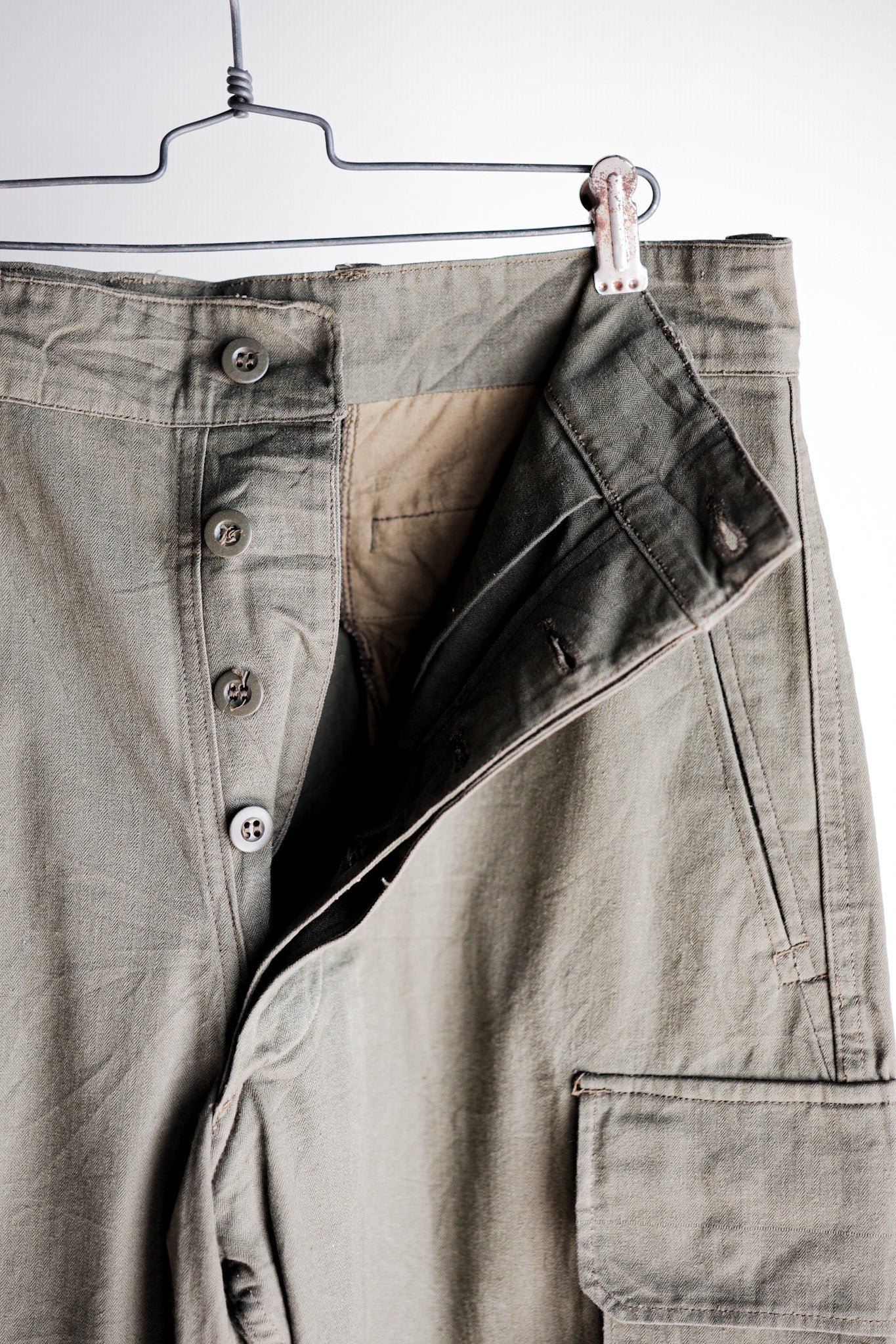 ［~60's］French Army M47 Field Trousers Size.23