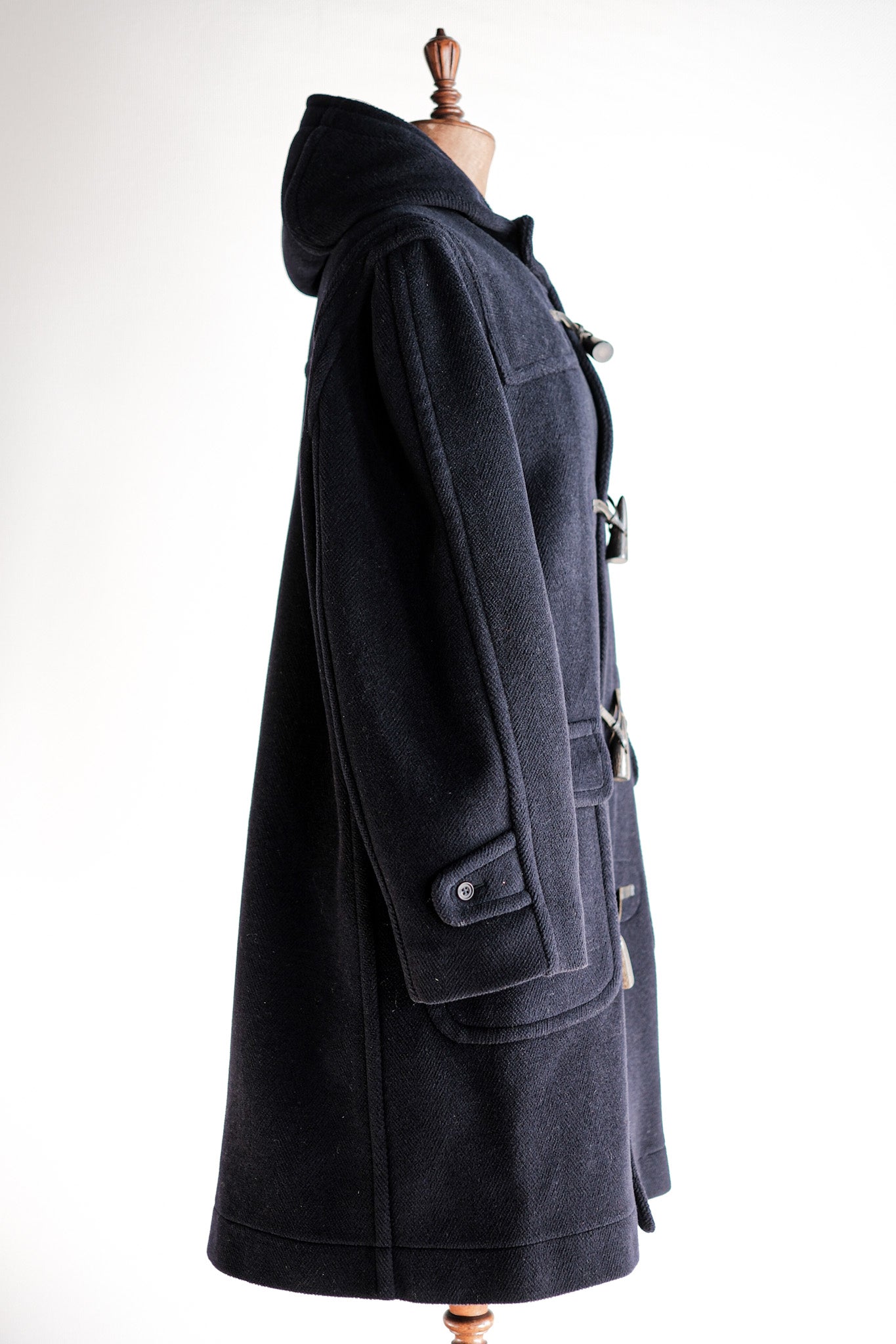 【~90's】Old INVERTERE Wool Duffle Coat "Moorbrook"