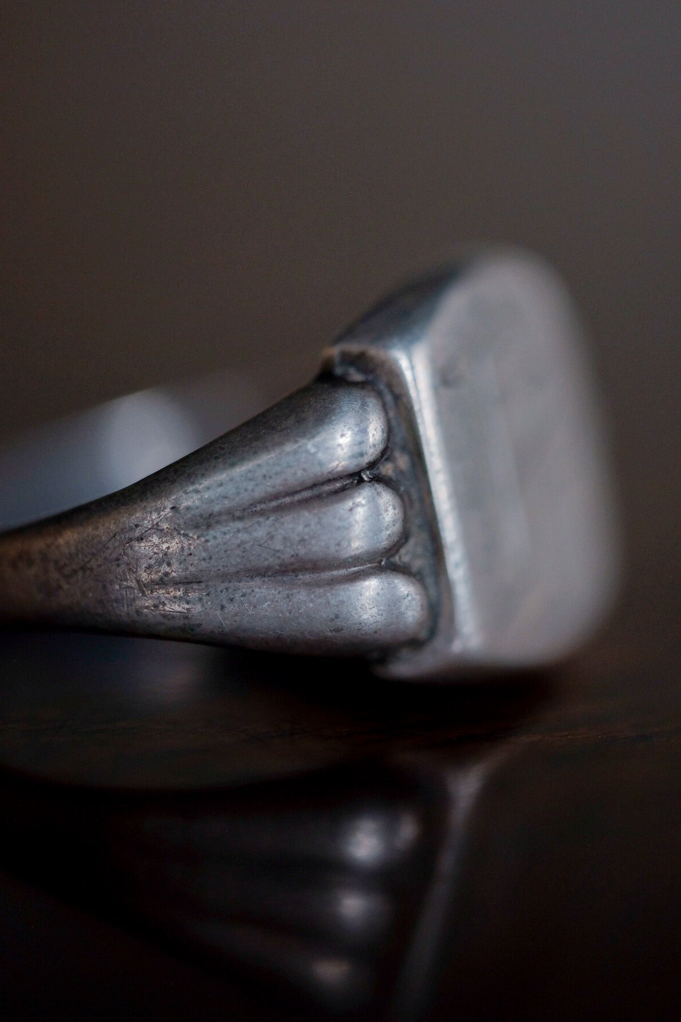 ［~70’s］Europe Vintage Silver 800 Ring