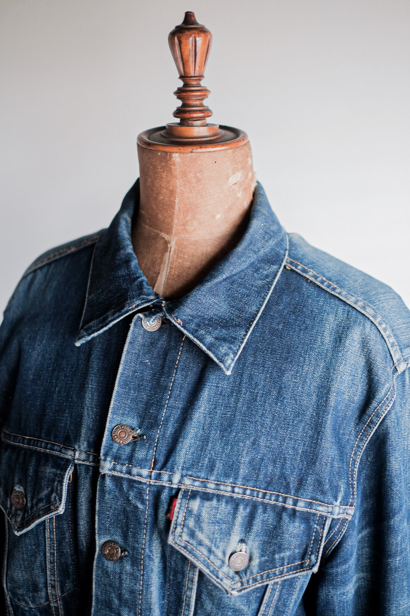 ［~60's］Vintage Levi's 557 Denim Jacket "Big E"