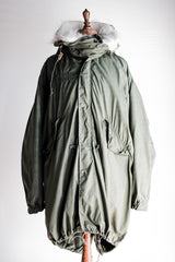 [~ 80's] สหรัฐอเมริกา M-65 Fishtail Parka size.marge "เต็มชุด"