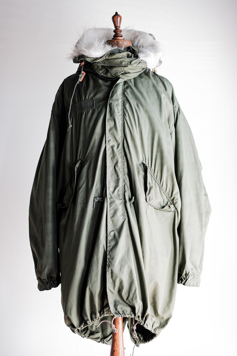 [~ 80's] สหรัฐอเมริกา M-65 Fishtail Parka size.marge "เต็มชุด"