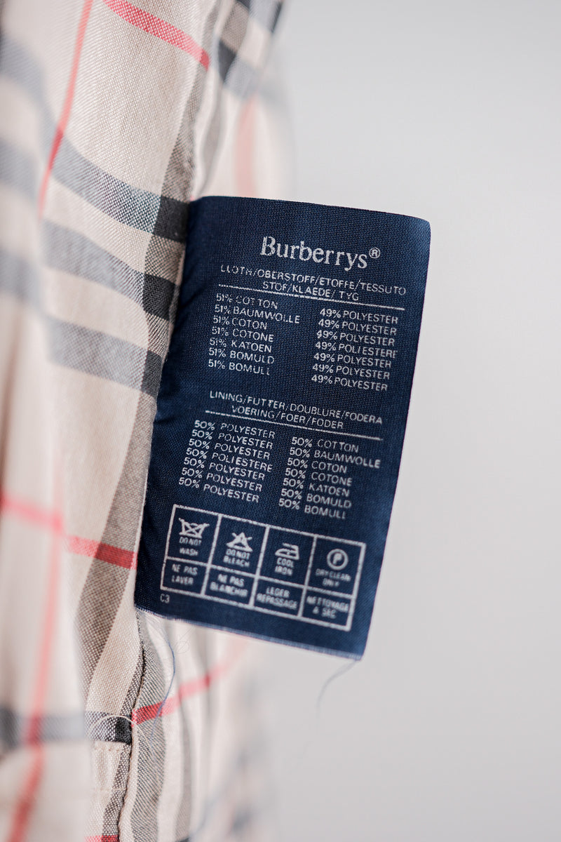 [~ 70's] Raglan Double Breasted Breasted Single's Vintage Burberry