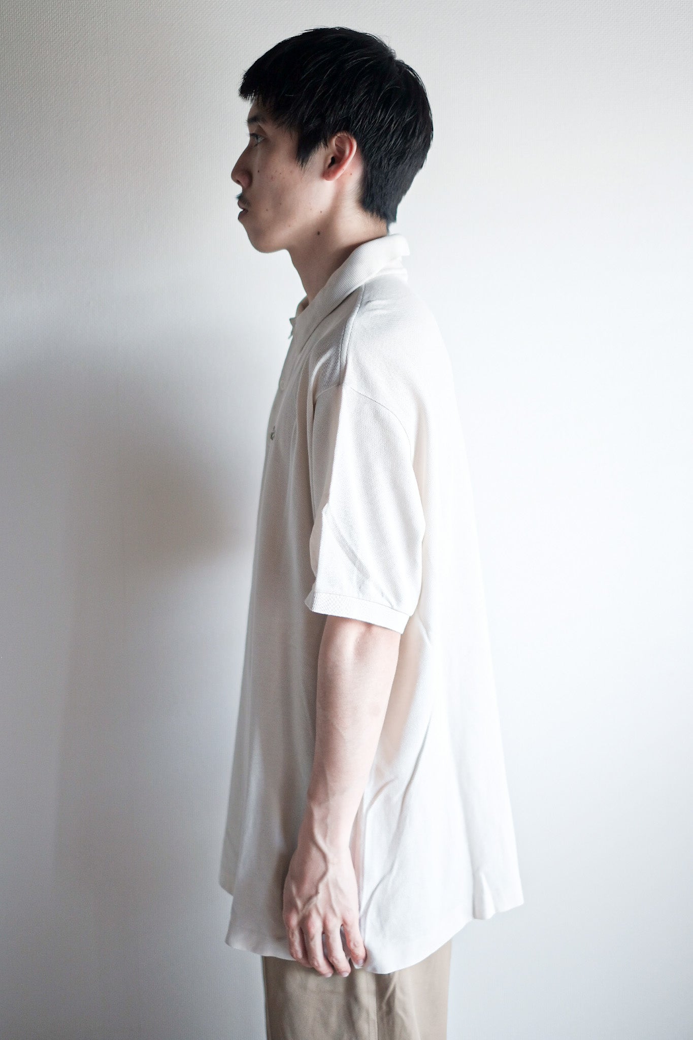 ［~80's］CHEMISE LACOSTE S/S Polo Shirt Size.7 "Ecru"
