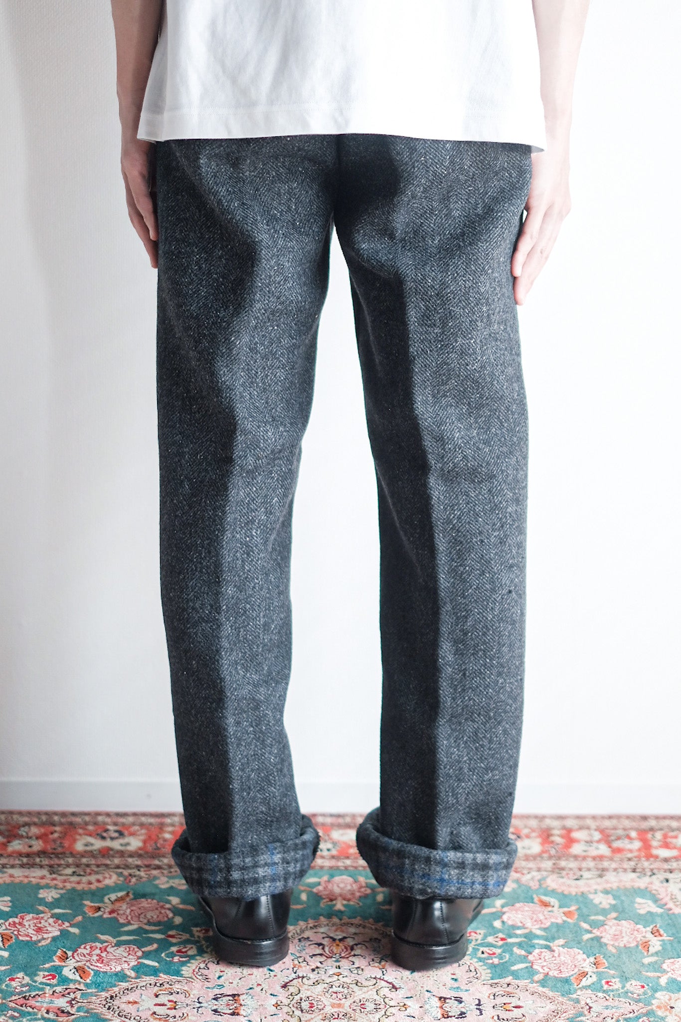 ［~50's］French Vintage HBT Wool Work Pants "Pascal Fabric" "Dead Stock"