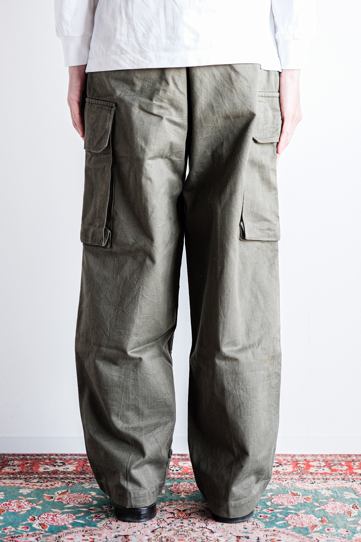 ［~60's］French Army M47 Field Trousers Size.23