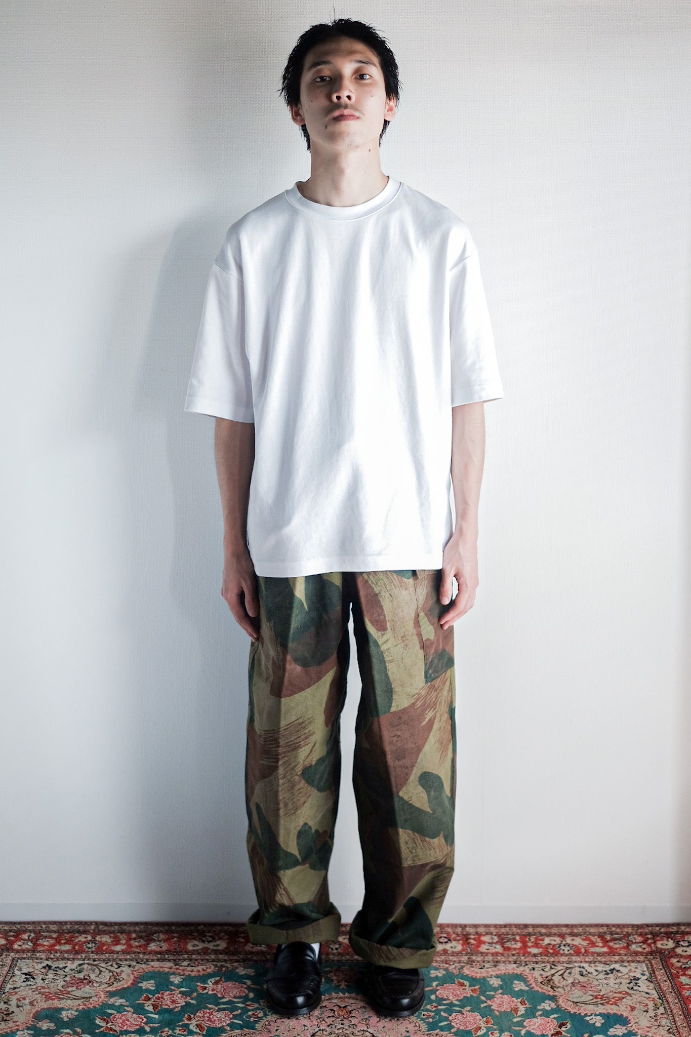 【~50's】Belgium Army Brushstroke Camo Airborne Pant Size.6