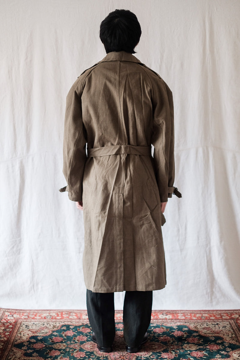 【~50's】French Army M35 Motorcycle Coat Size.2 "Dead Stock"