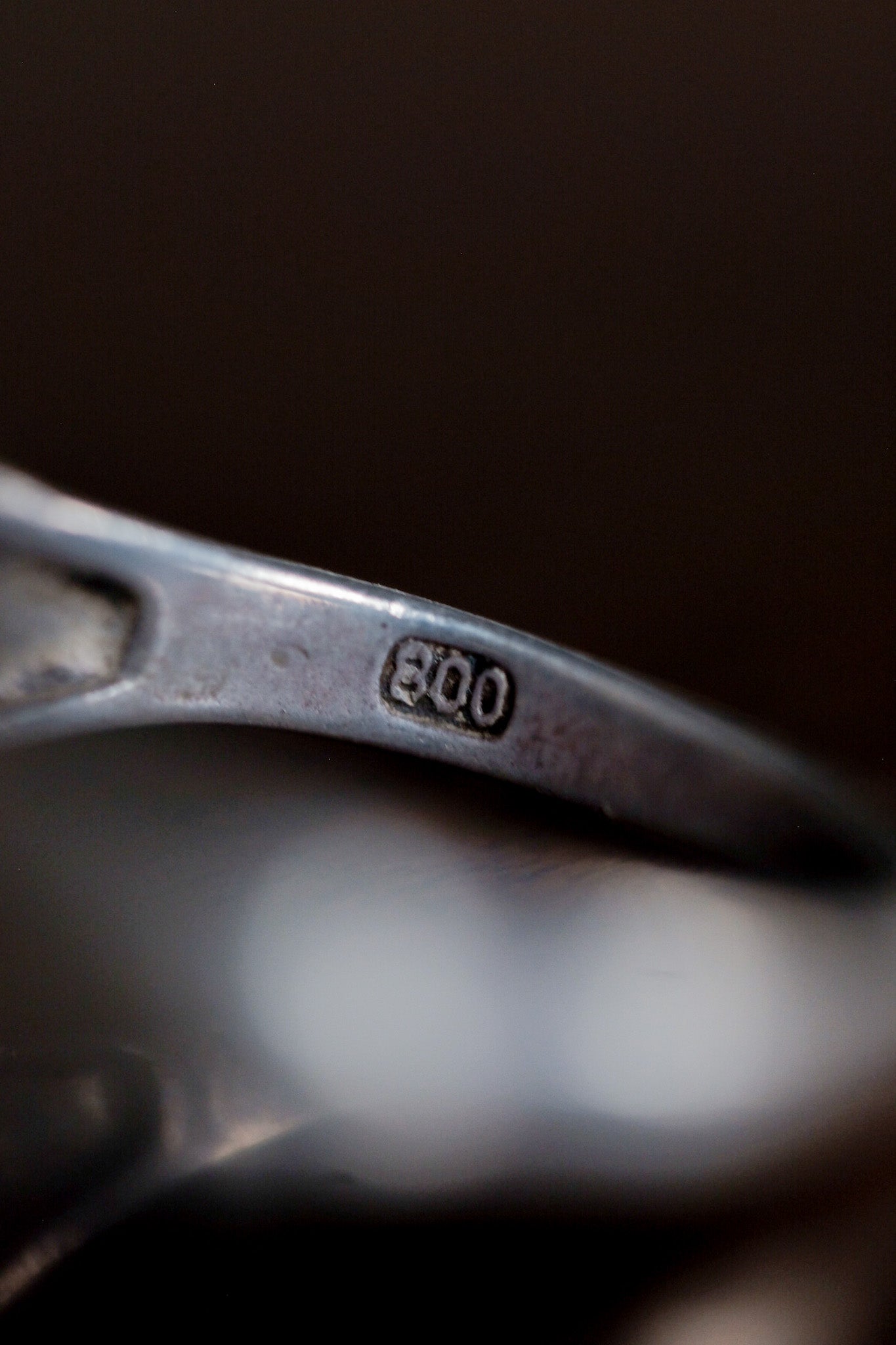 ［~70’s］Europe Vintage Silver 800 Ring