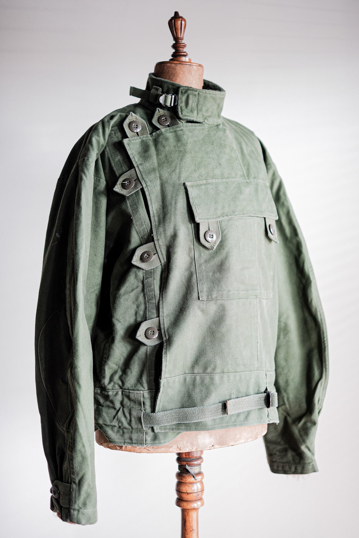［~60's］Swedish Army Dispatch Rider Motorcycle Jacket With Liner Size.C52