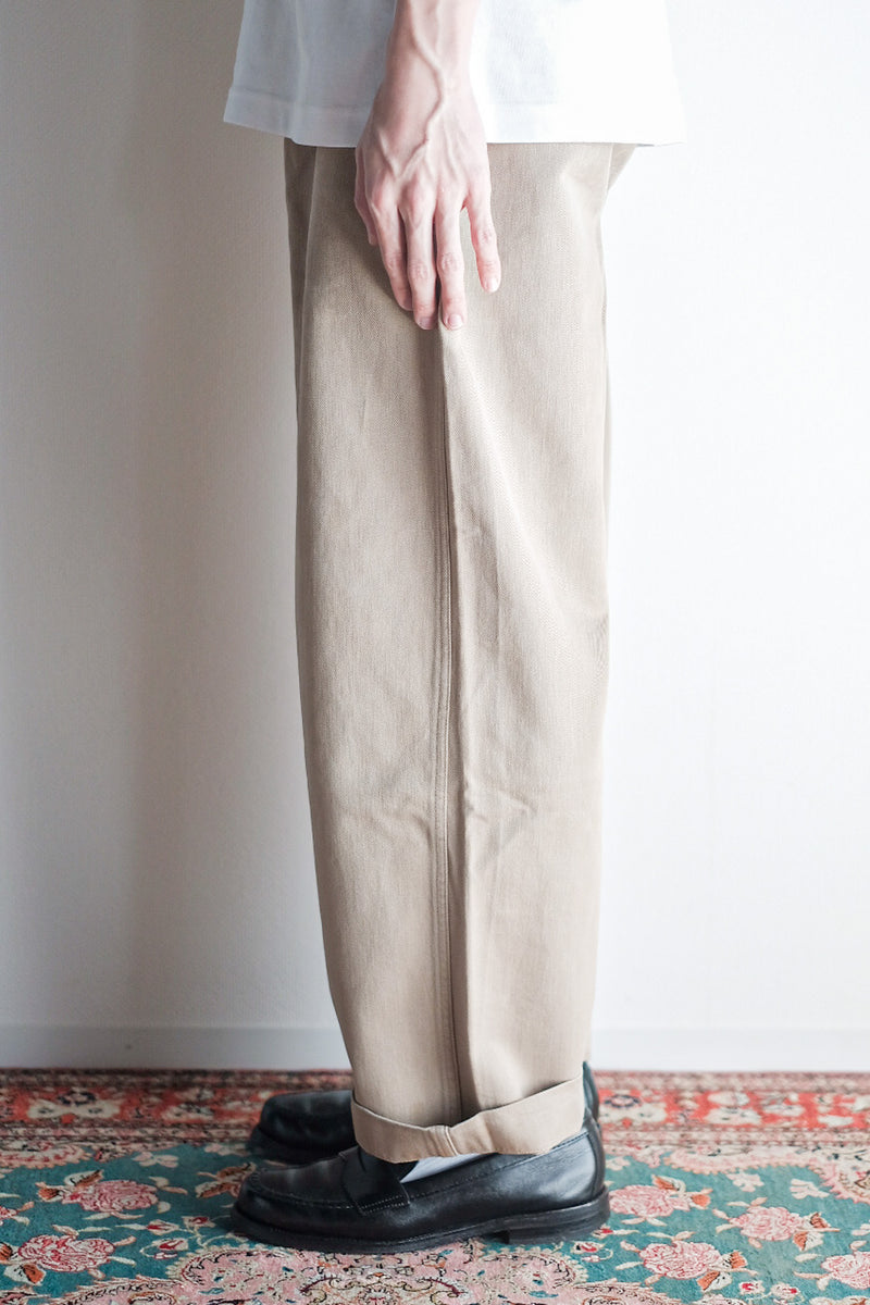 60's] French Army M52 CHINO TROUSERS SIZE.23 – VIEUX ET NOUVEAU