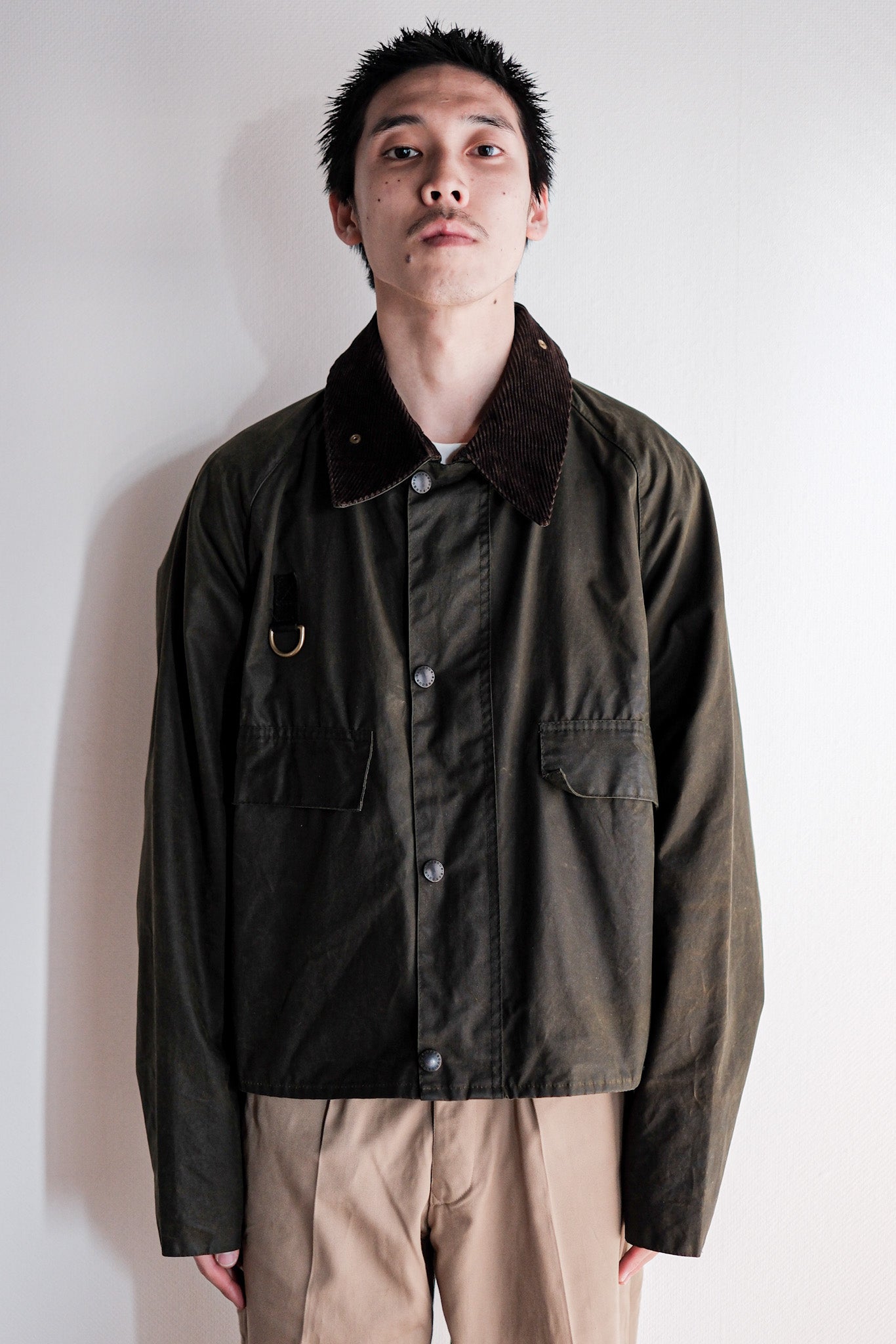 ［~90's］Vintage Barbour "SPEY JACKET" 3 Crest Size.LARGE