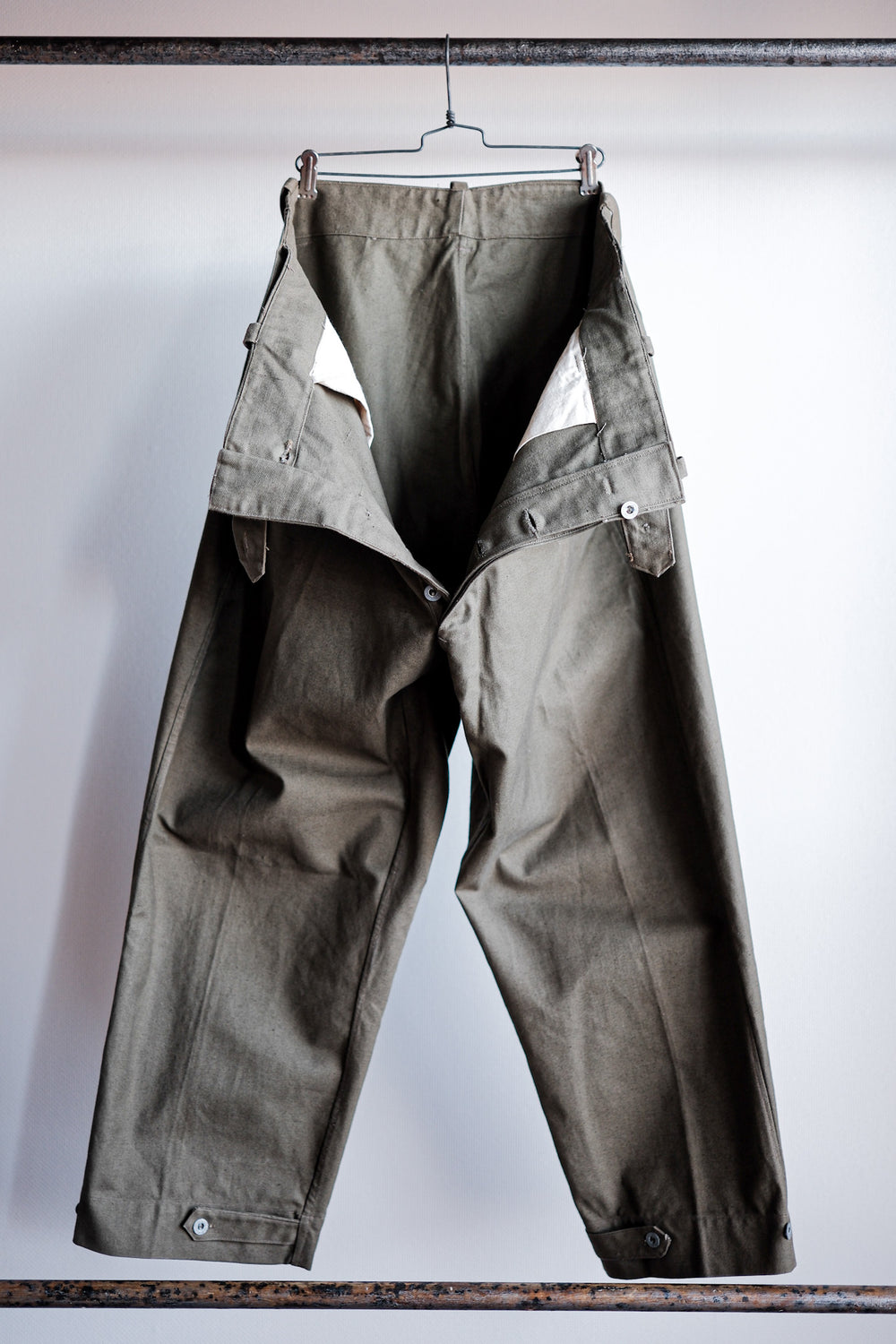【~40's】French Army Unusual Pattern Trousers "Dead Stock"