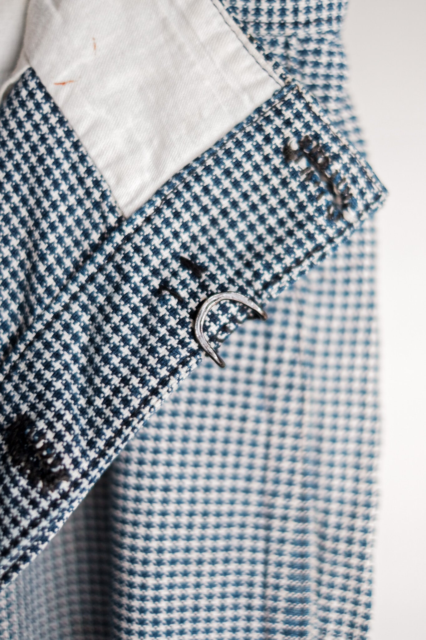 ［~30's］French Vintage Pin Check Work Pants
