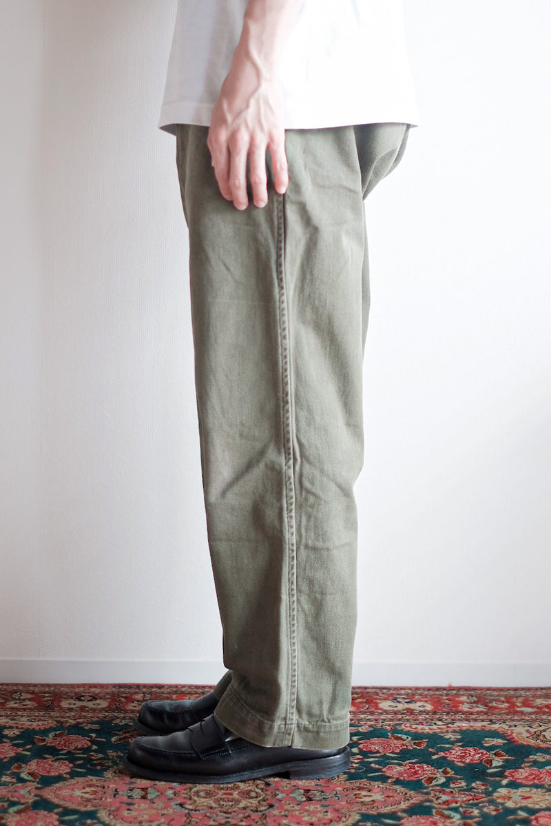 [~ 60's] กางเกงฝึกซ้อมสีเขียวของกองทัพอังกฤษ
