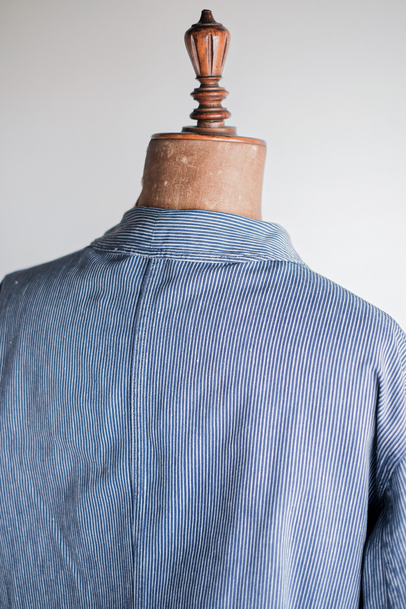 ［~50's］French Vintage Cotton Striped Work Jacket "CGT"