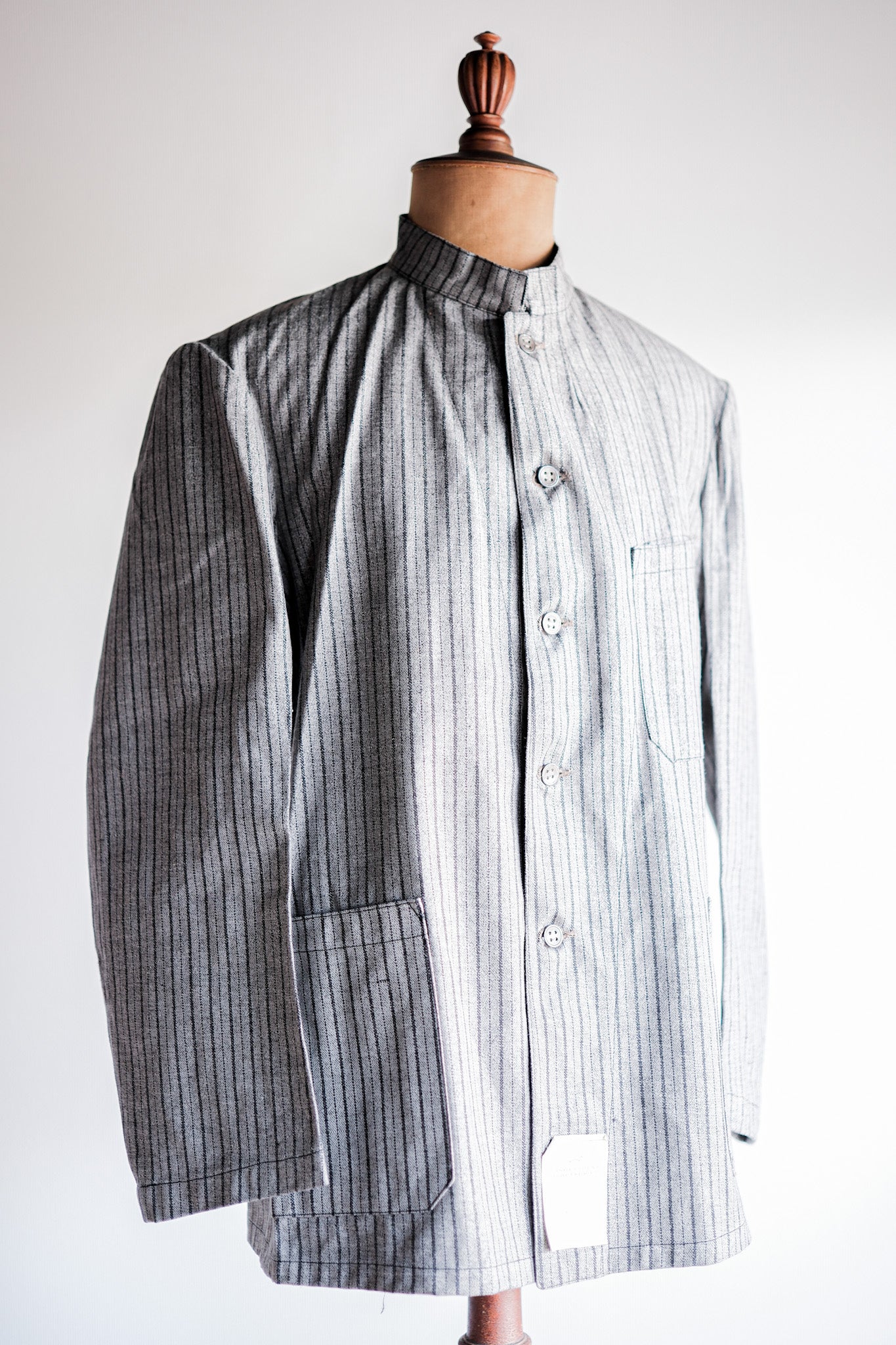 ［~40’s］Swedish Army Stand Collar Hospital Jacket “Dead Stock”