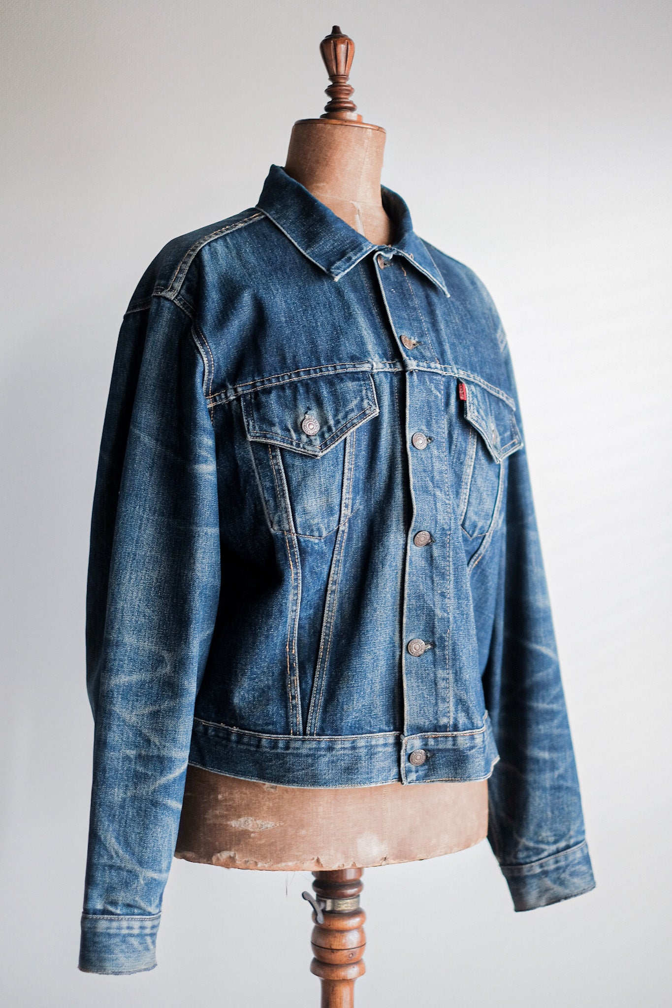 ［~60's］Vintage Levi's 557 Denim Jacket "Big E"