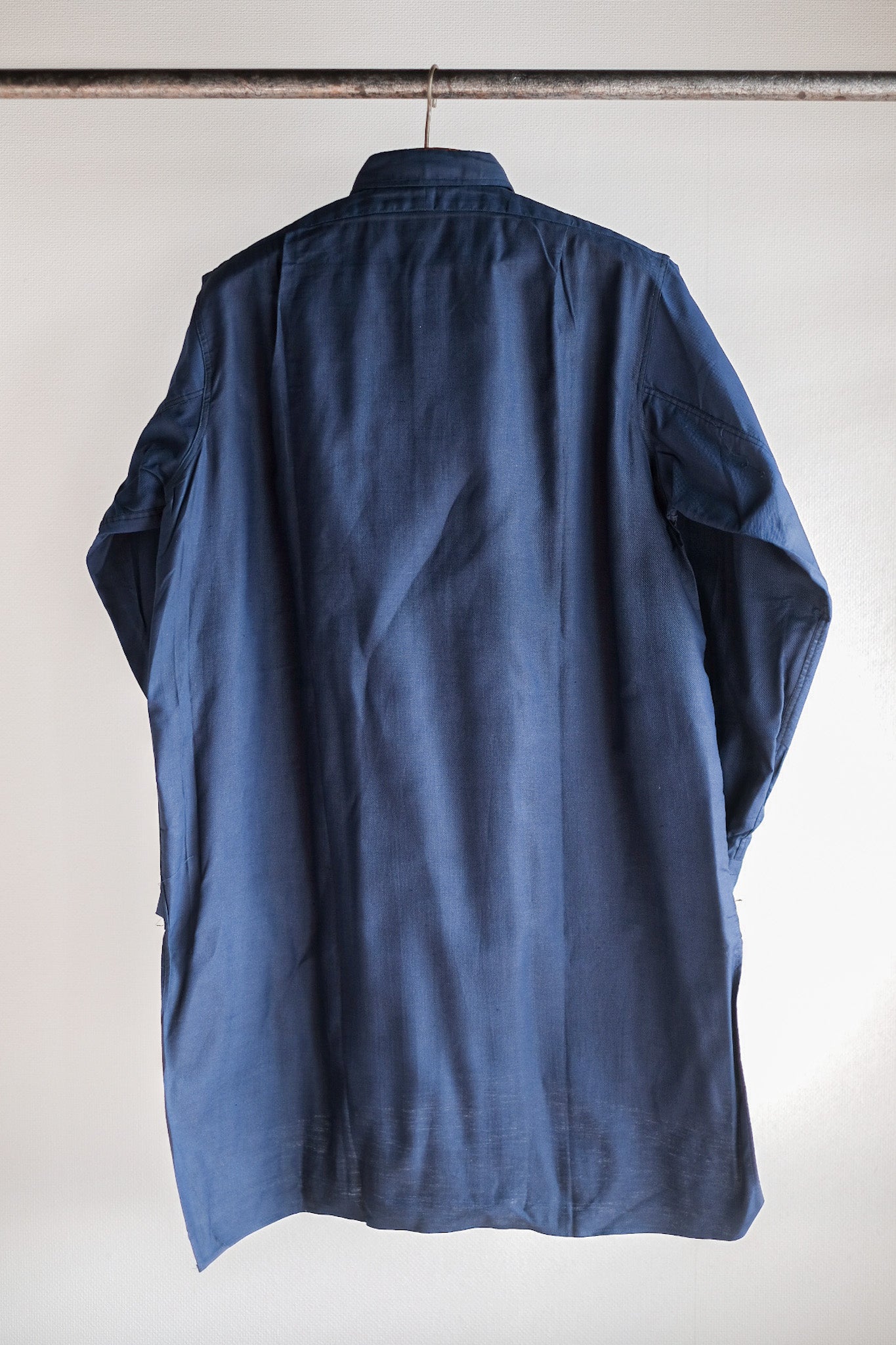 [〜40年代]法國復古靛藍梅蒂斯爺爺襯衫“死股”