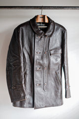 60's] French Vintage Le Corbusier Leather Work Jacket – VIEUX ET