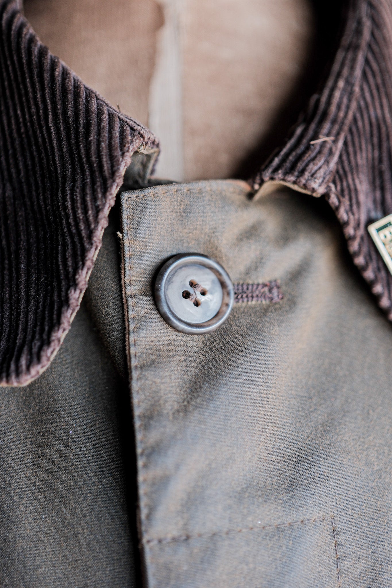 ［~90's］Vintage Barbour "ORIGINAL 3/4 COAT" 3 Crest Size.EX LARGE