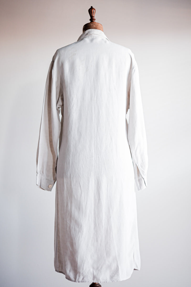 【~30's】French Vintage Linen Coat "Belle Jardiniere"