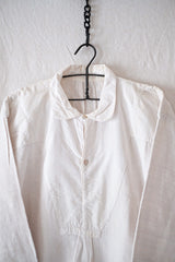 【Early 20th C】French Antique Linen Shirt