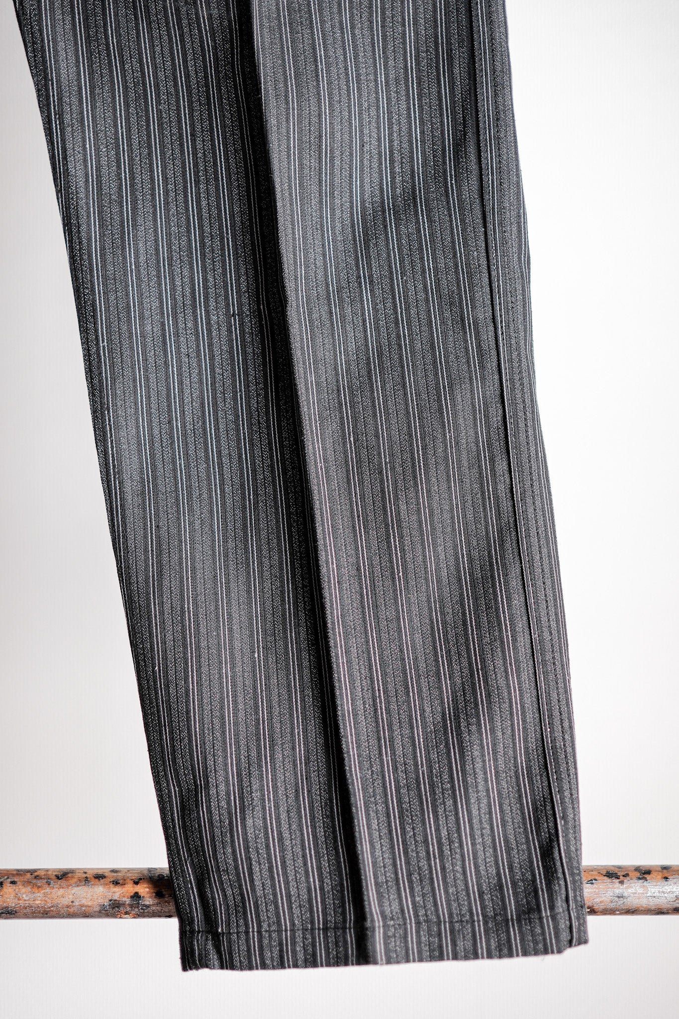 ［~50's］French Vintage Cotton Striped Work Pants "CREPIER" "Dead Stock"