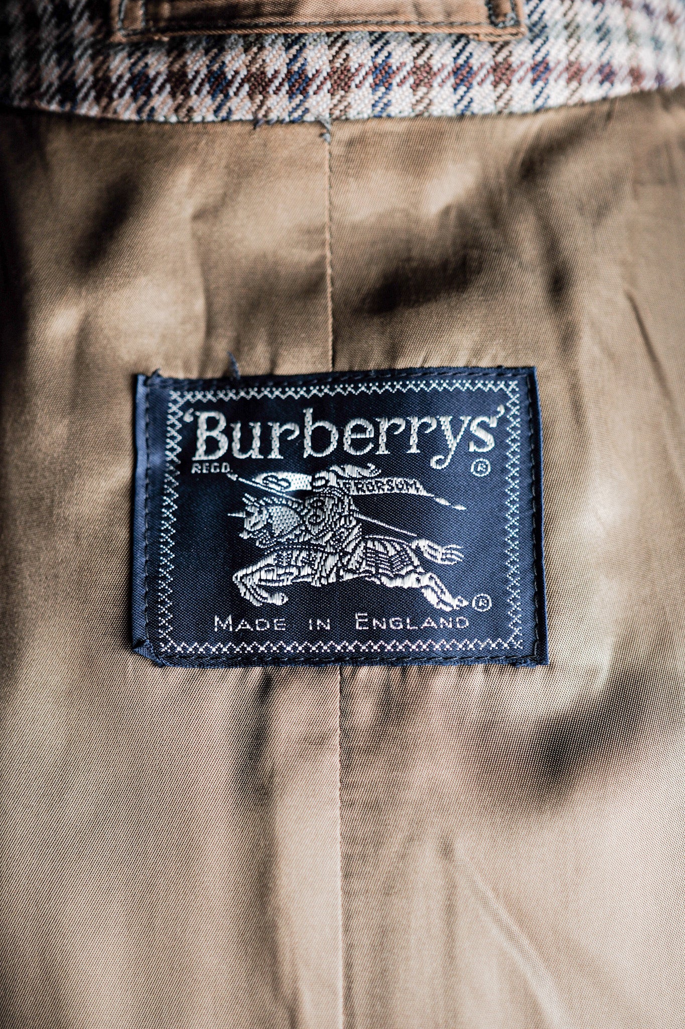 ［~80's］Vintage Burberry's Single Raglan Wool Balmacaan Coat Size.56REG