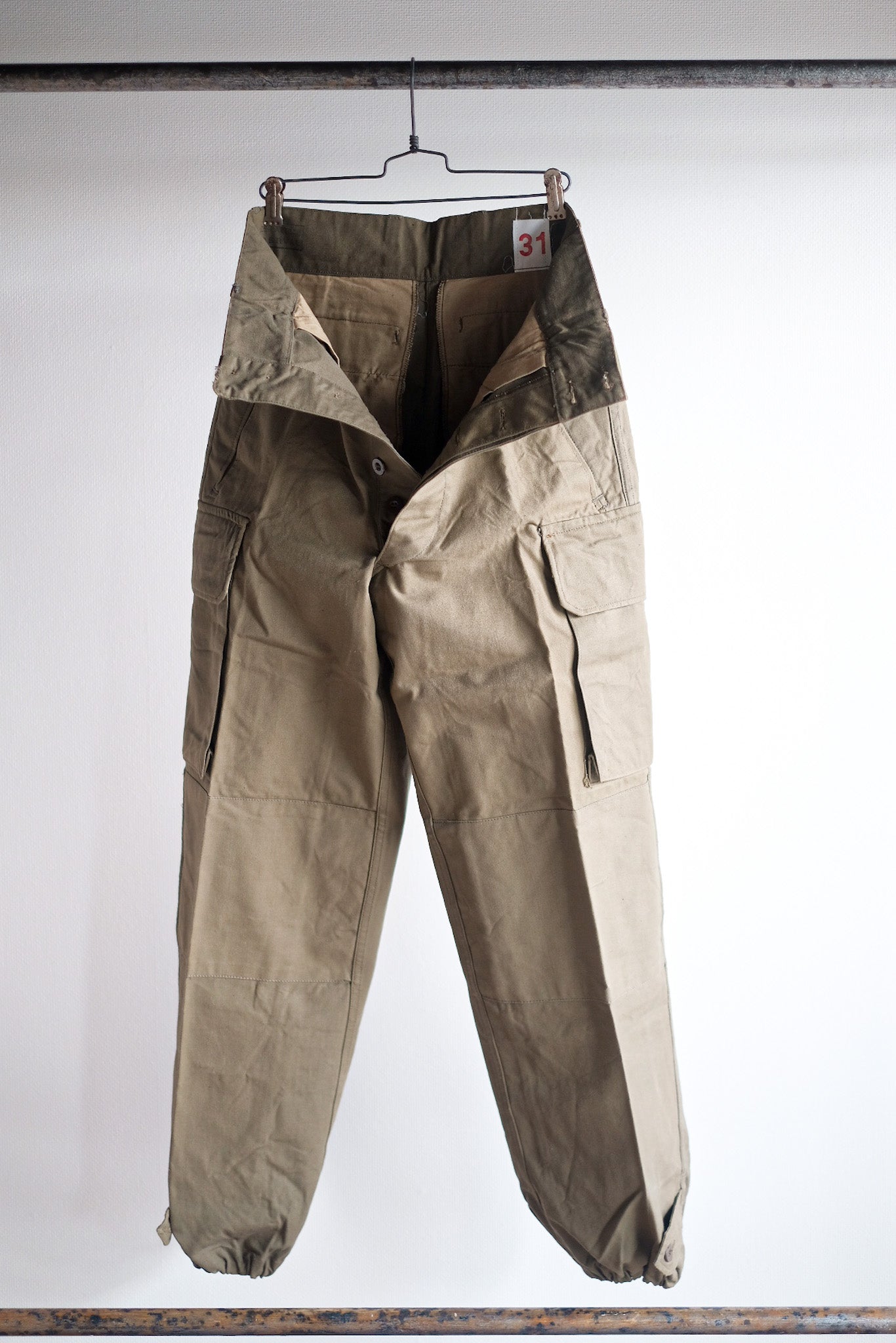 [~ 50's] French Army M47 Field Trousers Size.31 "Remake" "Dead Stock"