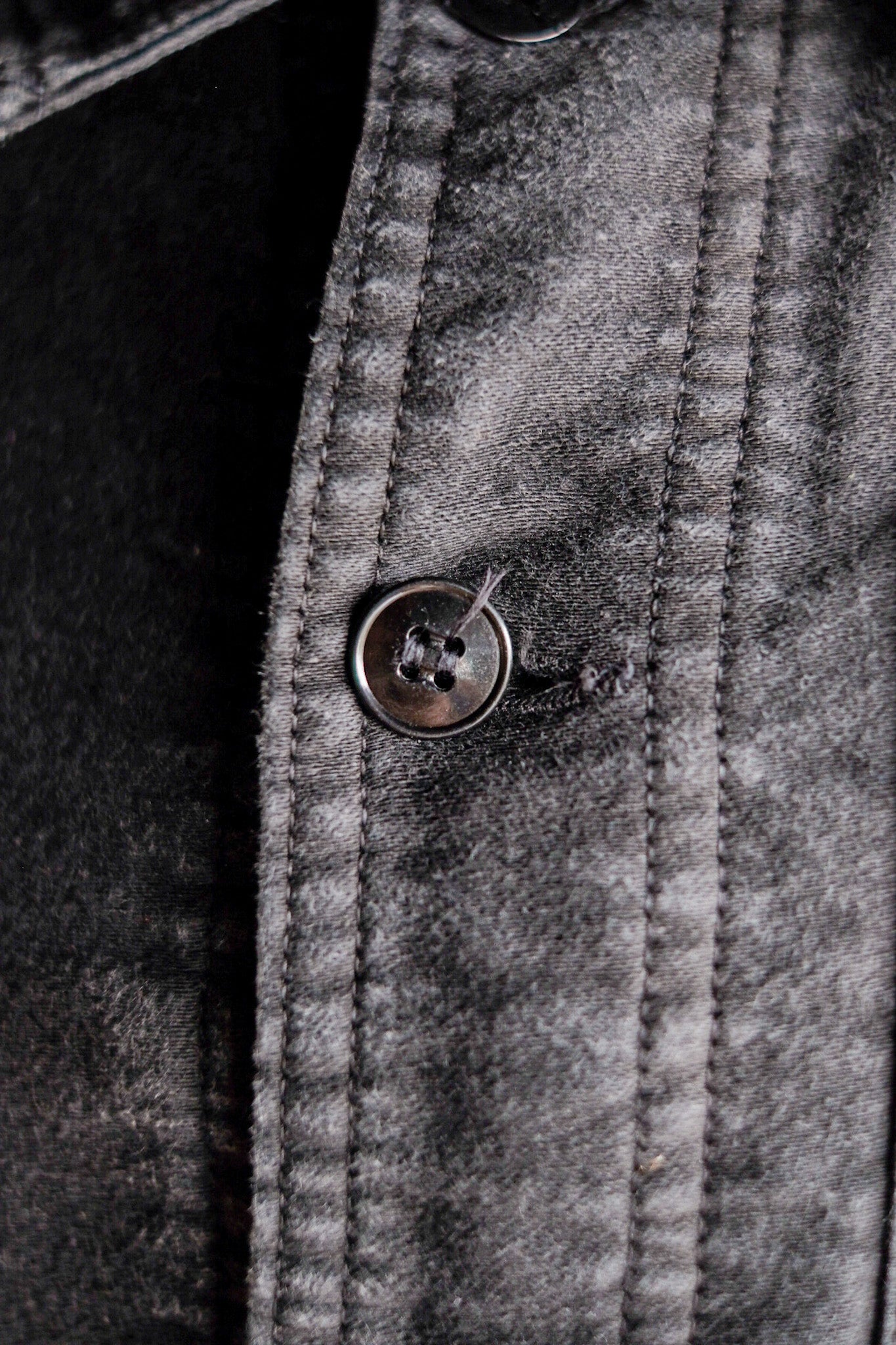 ［~50's］French Vintage Black Moleskin Work Jacket