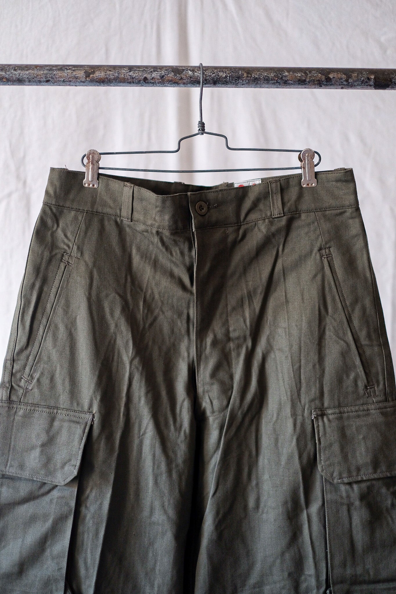 [~ 60's] French Army M47 Field Trousers Size.31 "Dead Stock"