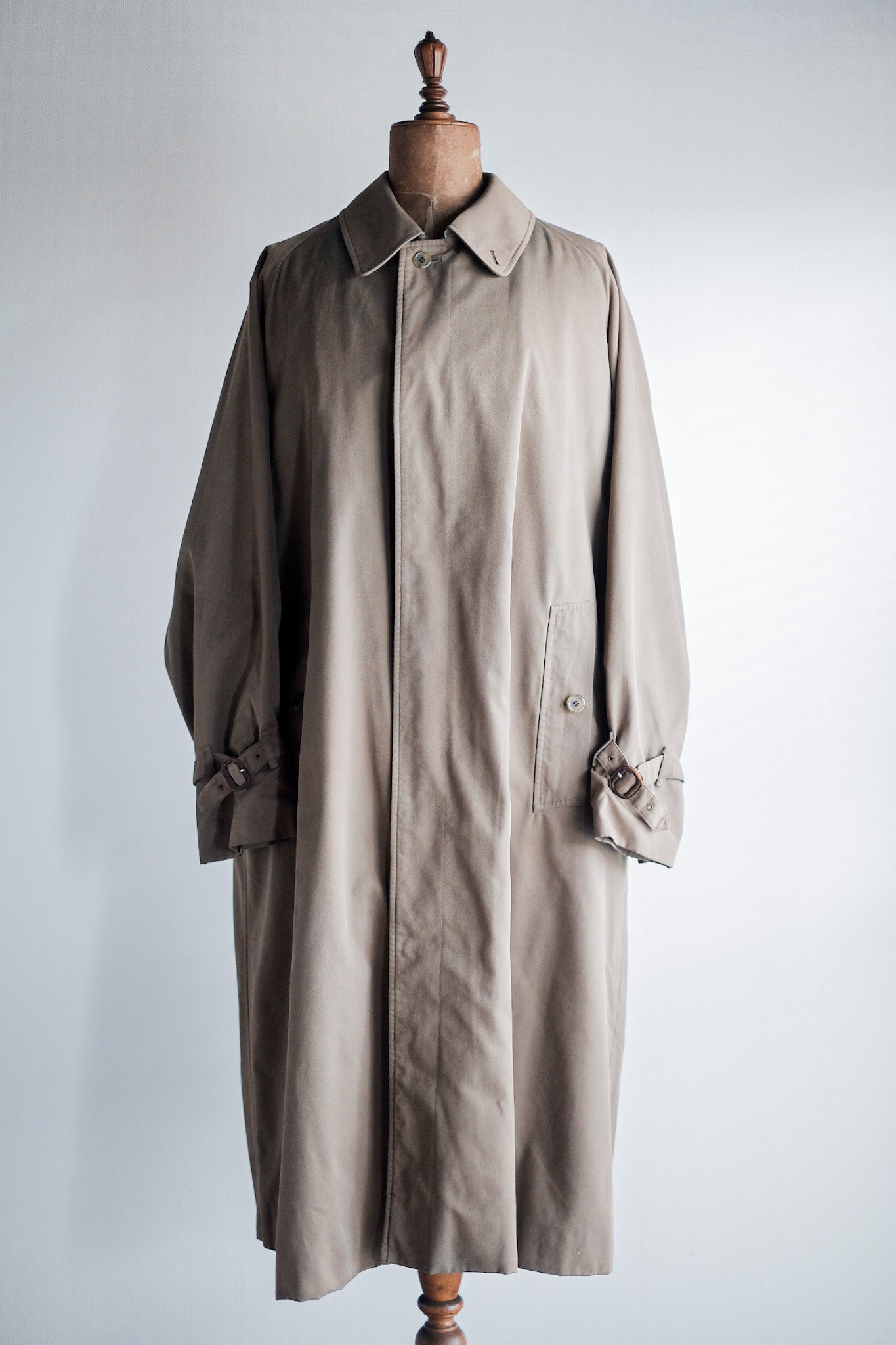[〜70年代] Vintage Burberry的單身Raglan騎手大衣，帶有襯裡“ Jens Sorensen＆Co.。