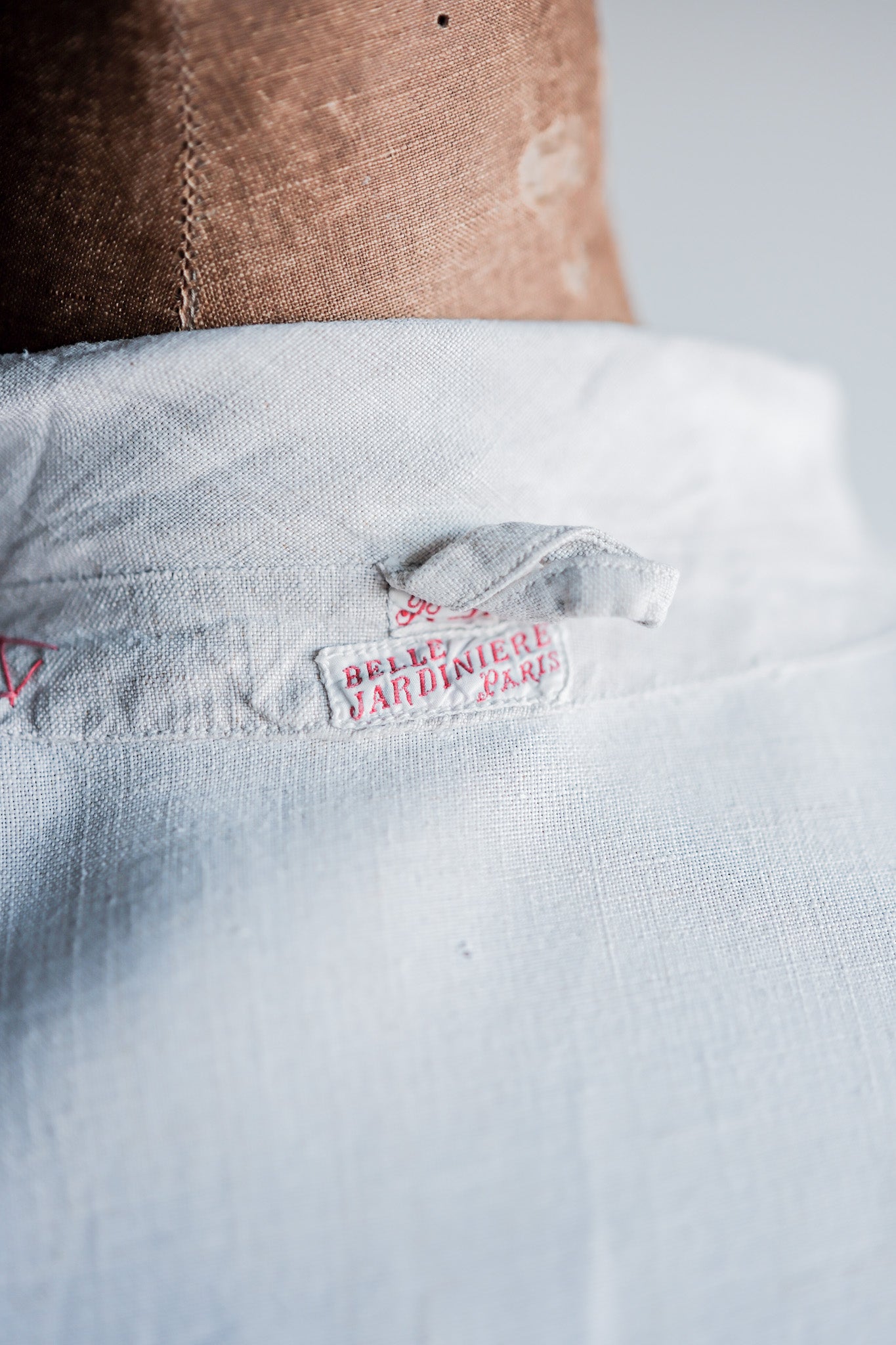 ［~30's］French Vintage Linen Coat "Belle Jardiniere"