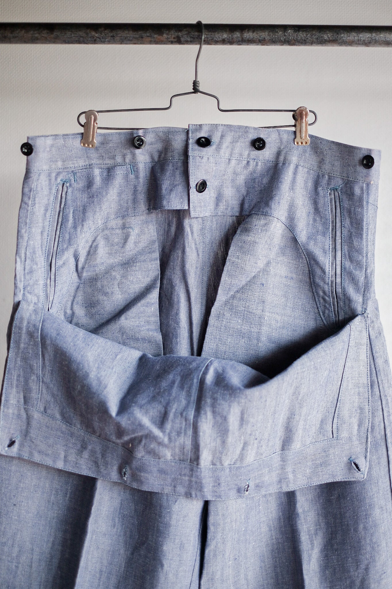 ［~50's］French Navy Ramie Linen Sailor Pant "Dead Stock"